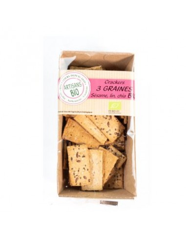 Crackers 3 Cereales Sarra.Lin.Flocons Avoi 60 G 