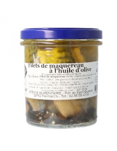 Filets Maquereaux**  Huile Olive 280g 