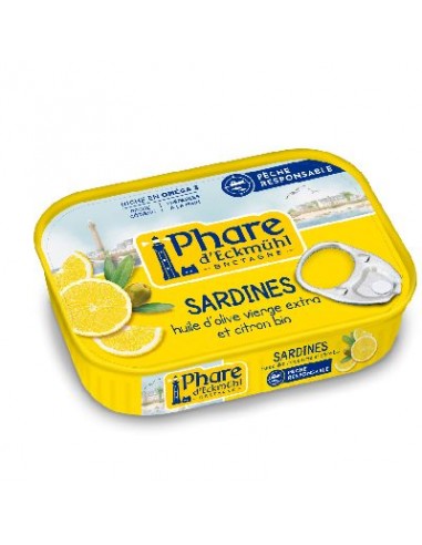 Sardines** Huile Olive Citron 102 G 