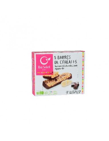 Barres Banane Chocolat Equitable 5x26g 