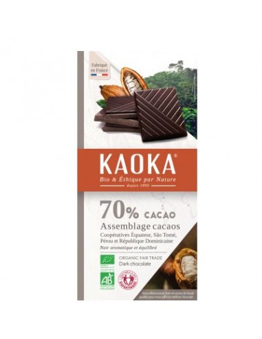 Kaoka Noir 70% 100g De Non Ue 