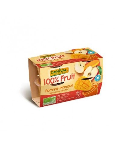 Dessert Pomme Mangue 4x100g 