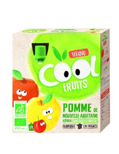 Cool Fruits Pomme 4x90g 