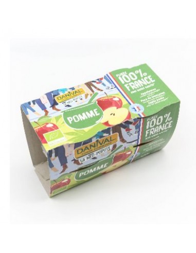 Dessert Pomme Nature 4x100g 