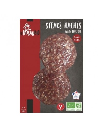 Steak Hache Boeuf 15% 2x125g De France 