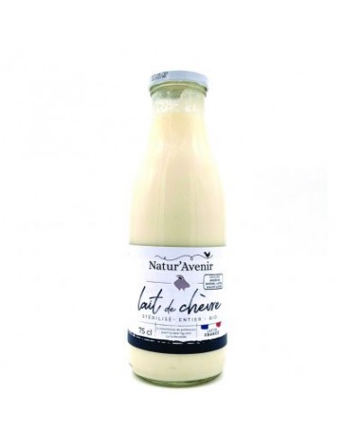 Lait Chevre Sterilise Entier 75 Cl De France 