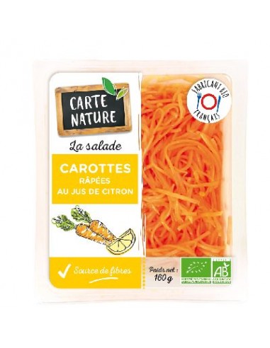 Carottes Rapees Au Jus De Citron 160g 