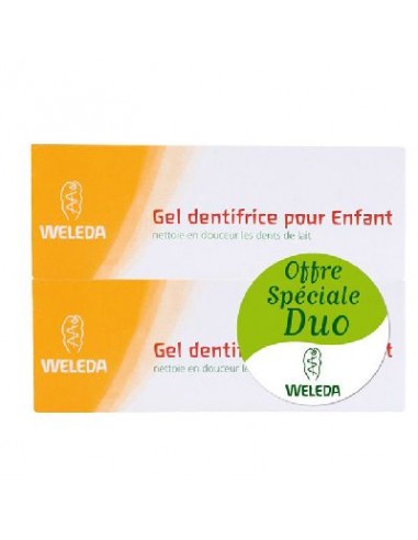 Lot Gel Dentifrice Enfant 2x50ml 