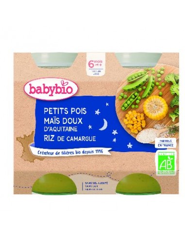 Ppot Bonne Nuit Petits Pois 2x200g 