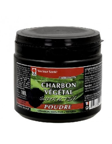 Charbon Vegetal** Poudre 100g 