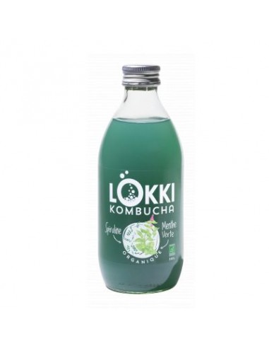 Kombucha Spiruline Menthe Verte 330 Ml 